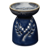 Aromalampa keramická na esenciální oleje BODHI - modrá