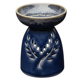 Aromalampa keramická na esenciální oleje BODHI - modrá