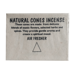 Vonné kužely Natural Cones Incense