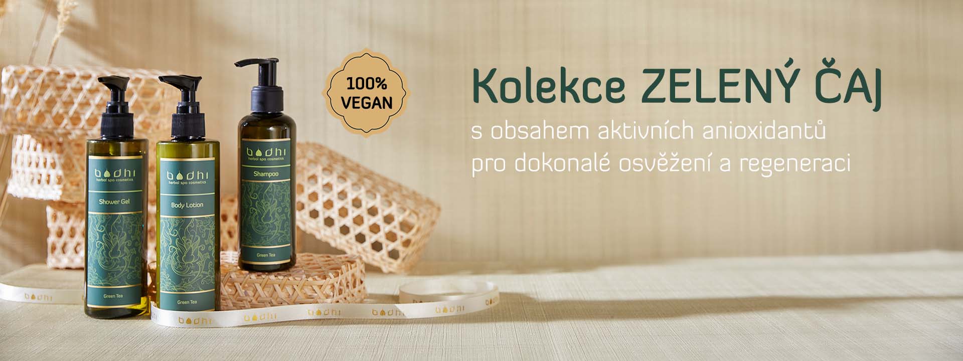 Prírodná kozmetika zelený čaj