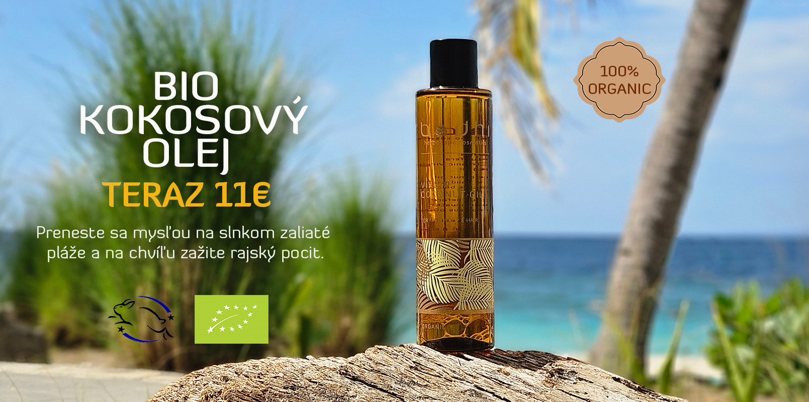 Organic kokosový olej